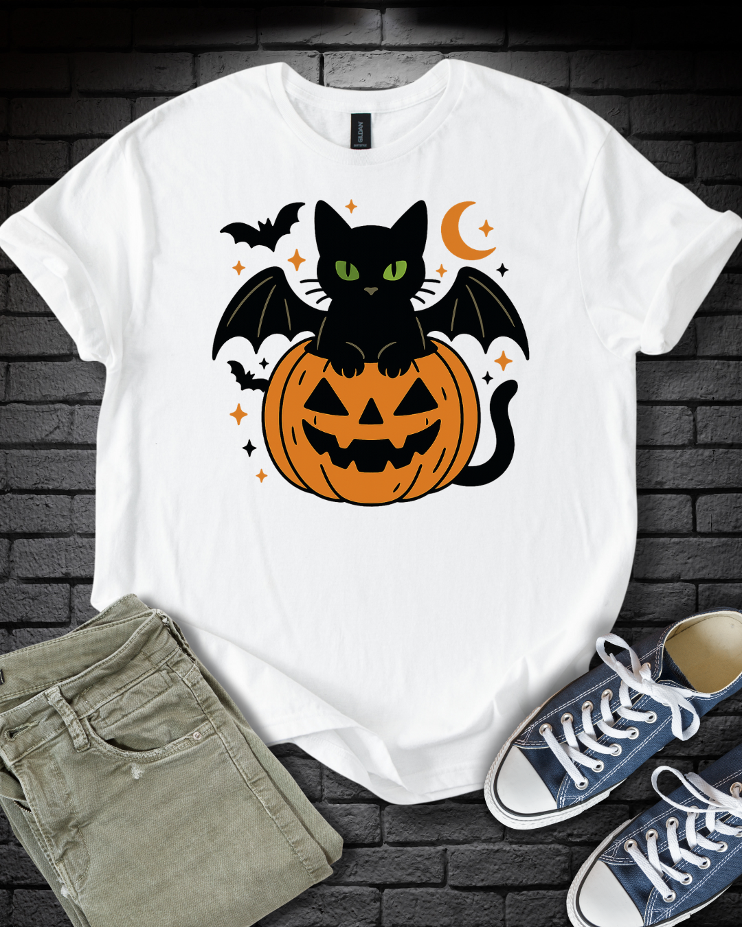Halloween Bat Cat