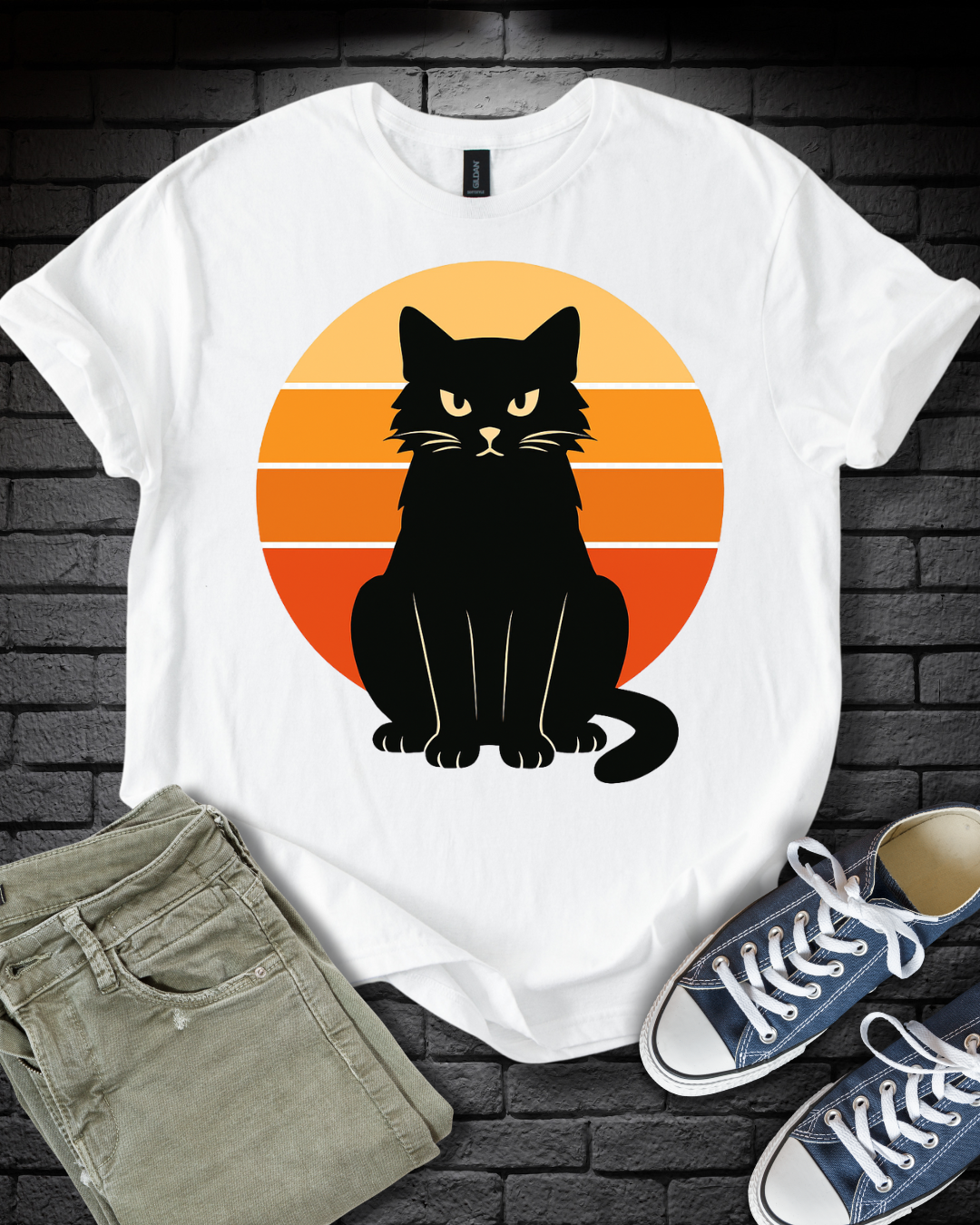 Sunset Cat T-Shirt