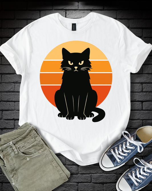 Sunset Cat T-Shirt