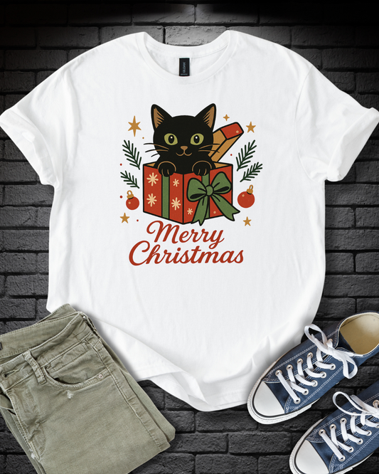 Kitten Christmas Present T-Shirt